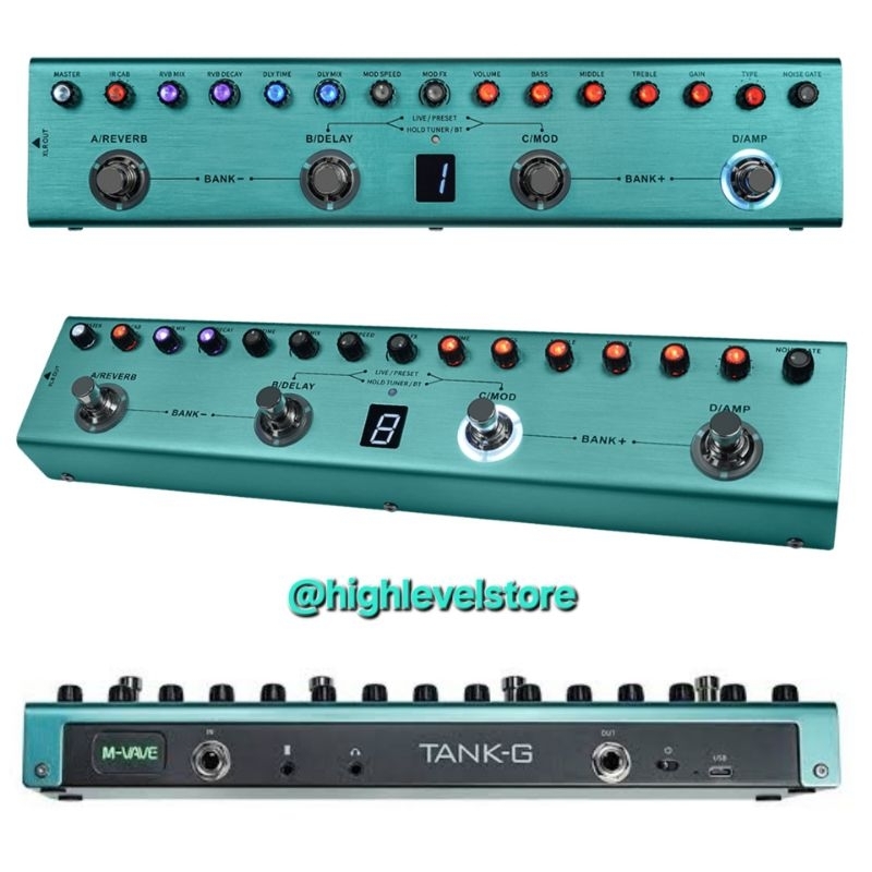 MVAVE M-VAVE Tank G TankG Multi Effects Electric Guitar Pedal