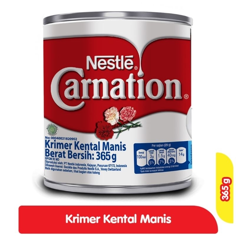 

CARNATION KRIMER KENTAL MANIS KALENG (1X365g)