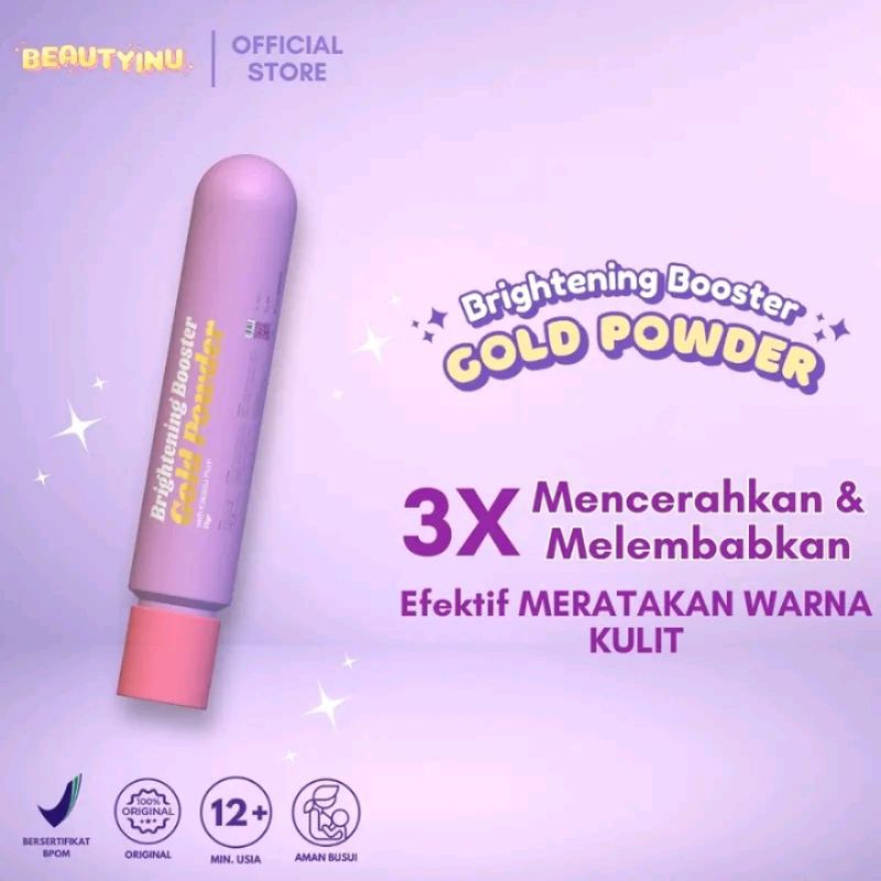 BRIGHTENING BOOSTER GOLD POWDER SERBUK PEMUTIH