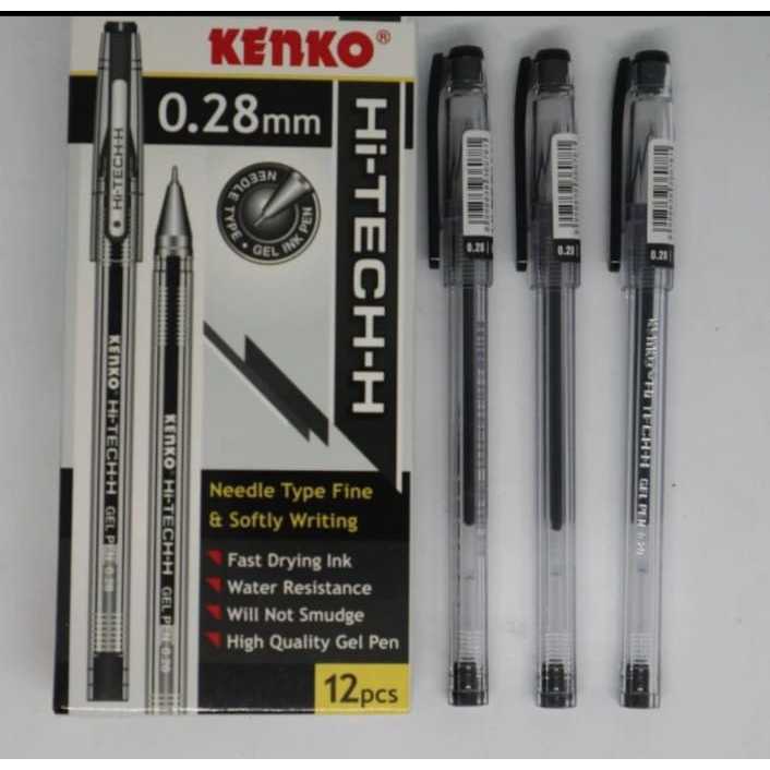 

(1 Pcs) Pulpen Kenko Hi-Tech-H / Gel Pen 0.28mm Kenko Hi-Tech-H