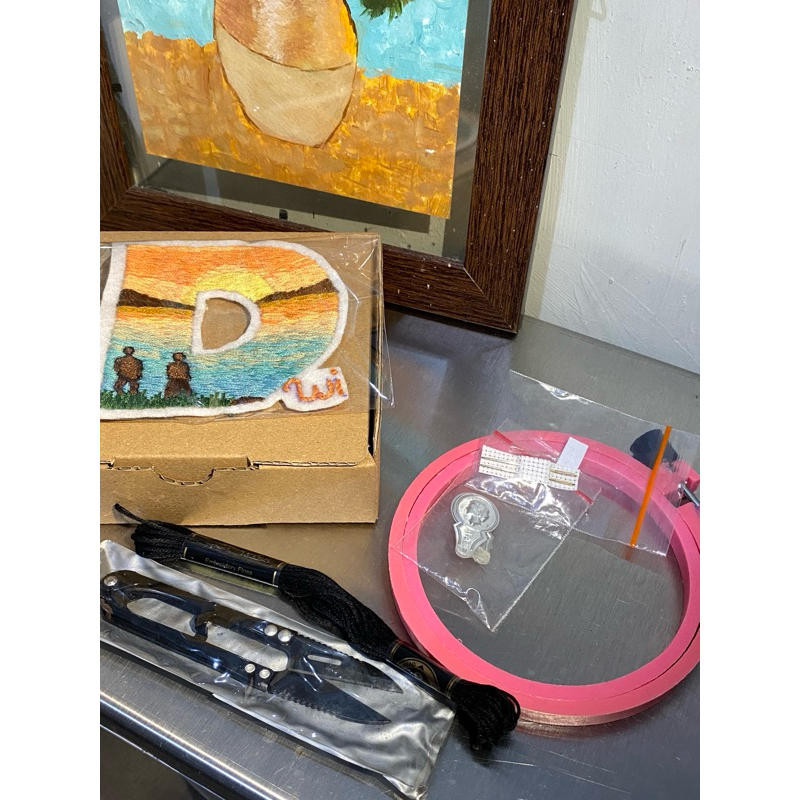 EMBROIDERY PATCH + KIT | Embroidery patch dan alat untuk menyulam