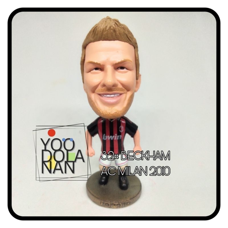 32# BECKHAM - AC MILAN 2010 KODOTO SOCCERWE FIGURE PEMAIN BOLA