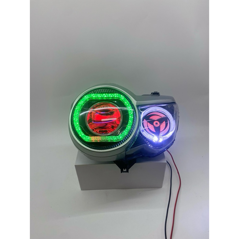 Tiger PC set Biled gen 2 full RGB lampu Depan Tiger PC