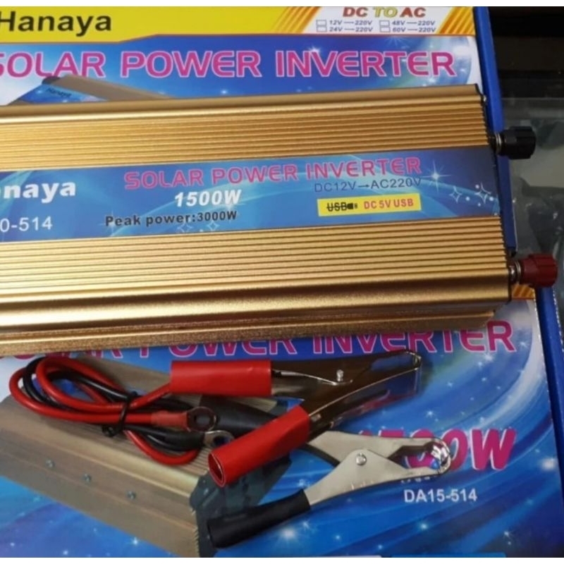 POWER INVERTER 1500 WAT HANYA PLUS USB