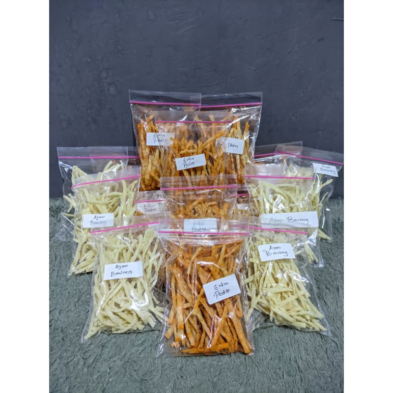 

pangsit lidi / jajan jadul, jajan 1000an