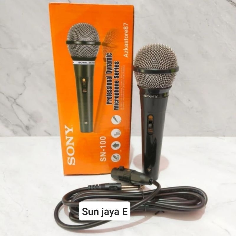 Microphone SONY SN-100 / Mic SONY Kabel Suara Jernih