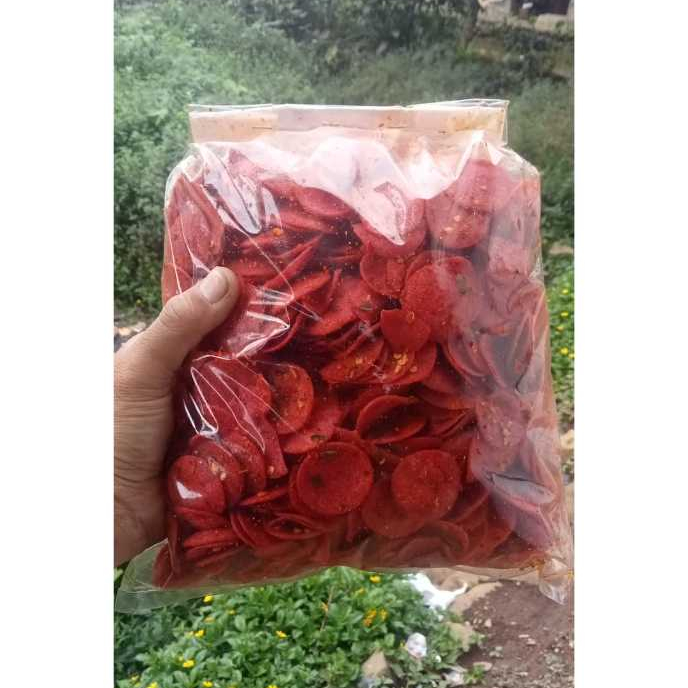 

SOSRENG/SOSIS GORENG PEDAS DAUN JERUK 500 GRAM