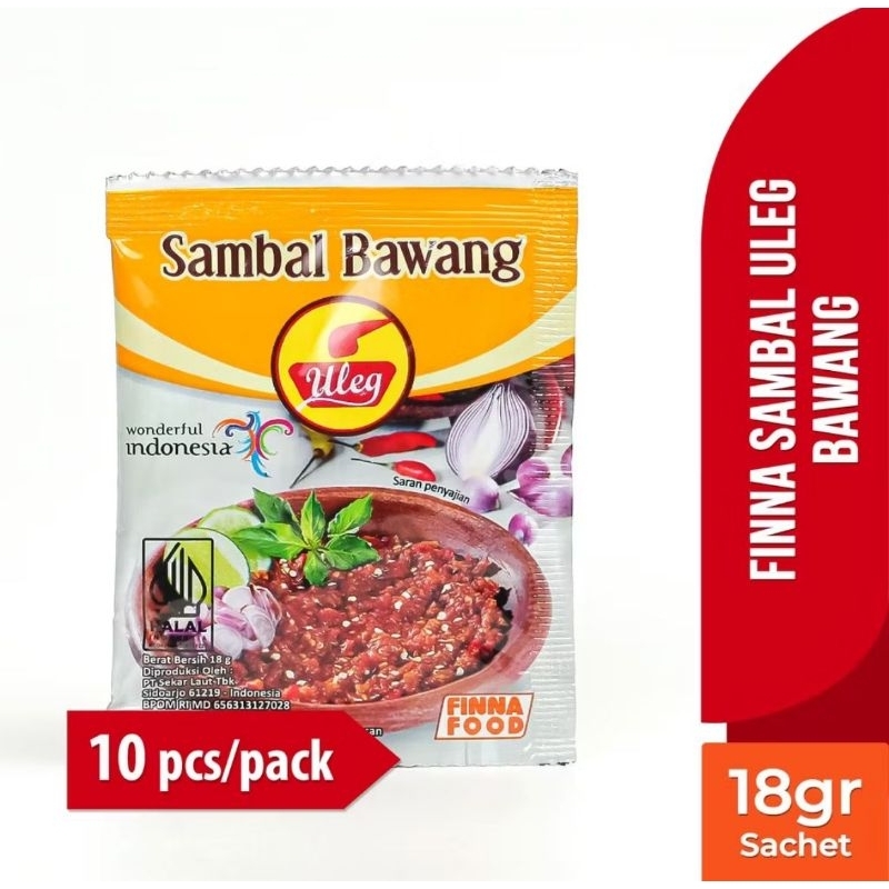 

Sambal Bawang Finna ( 1 Pack = 10 Sachet )