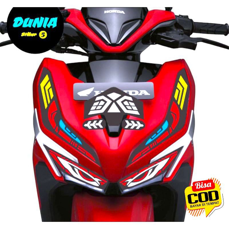 Sticker variasi lampu alis vario new 125 150 bonus sein belakang