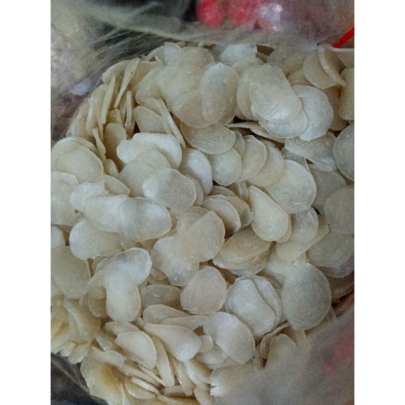 

250gram Kerupuk mentah Lotte/Kemplang Mini