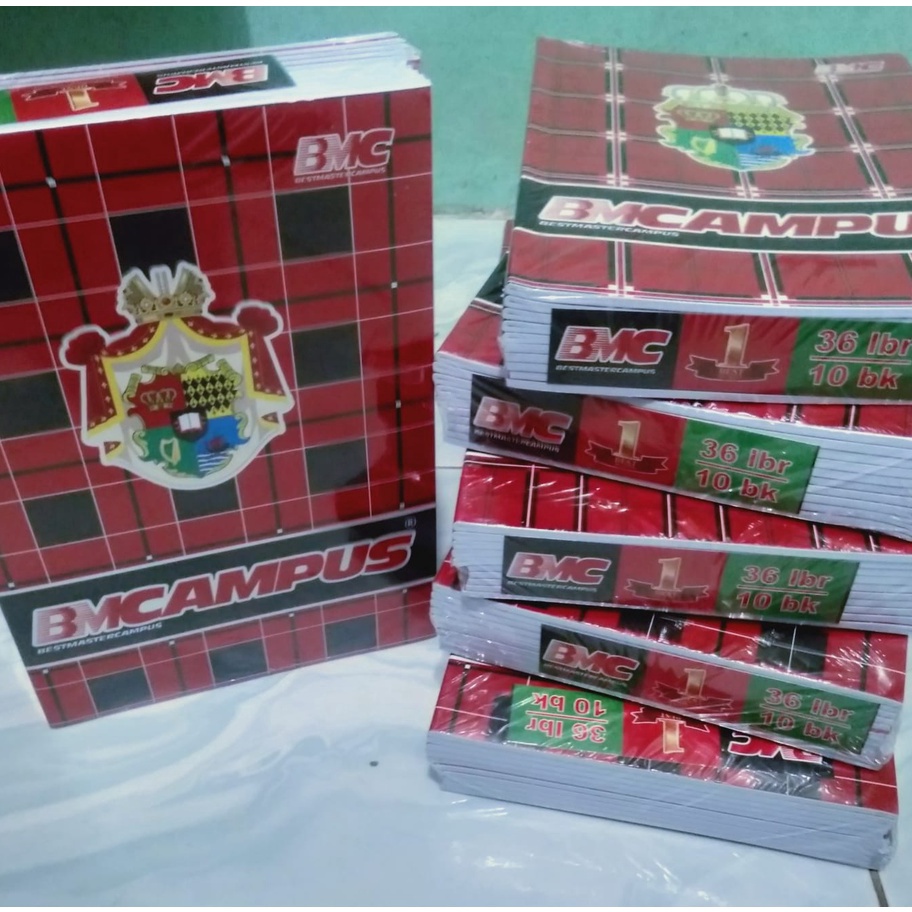 

1 Pack BUKU TULIS BESAR FAVORITE CAMPUS 36 LEMBAR ISI 5 PCS BUKU PANJANG