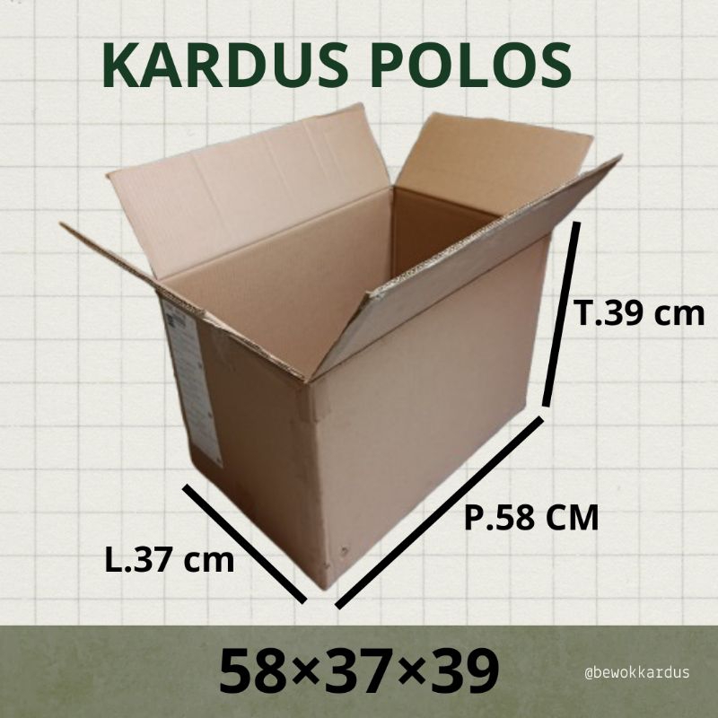 

kardus besar bestseller ukuran 58×37×39