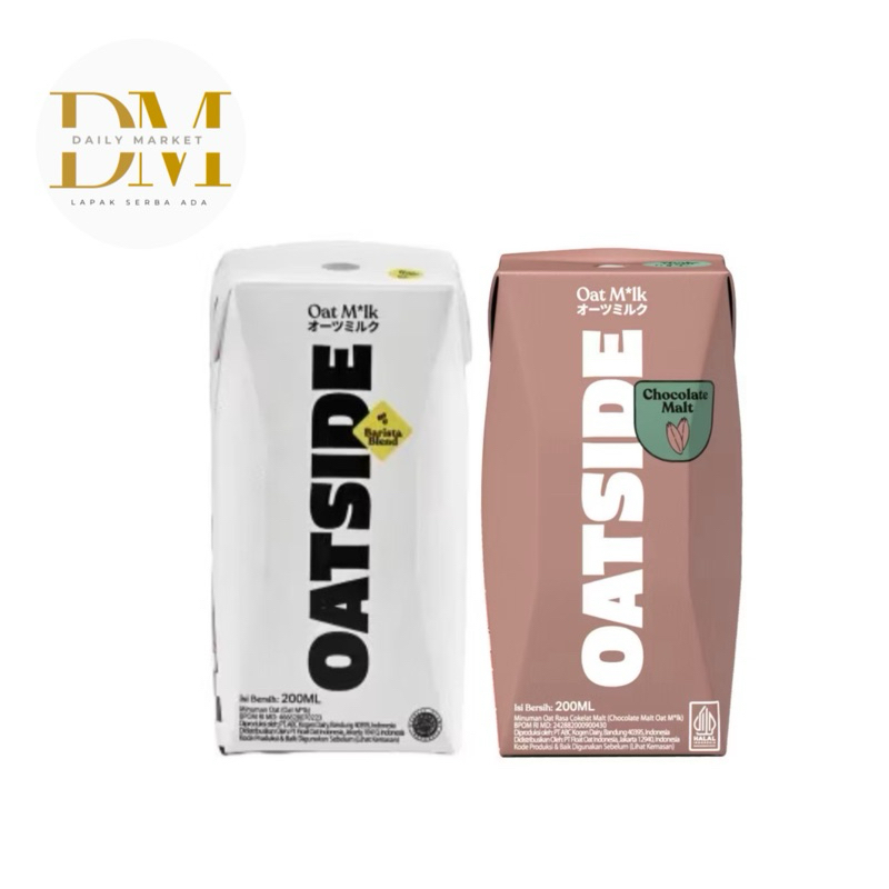 

OAT SIDE 200ml/ Oat Side Barista Blend/ Oatside Chocolate Malt/ Oat Milk/ Susu