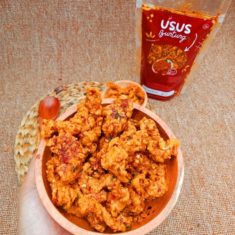 

usus buntung/usus krispi/pedas gurih