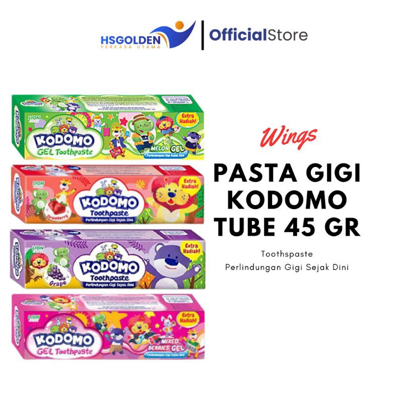 KODOMO PASTA GIGI ANAK GEL BERHADIAH