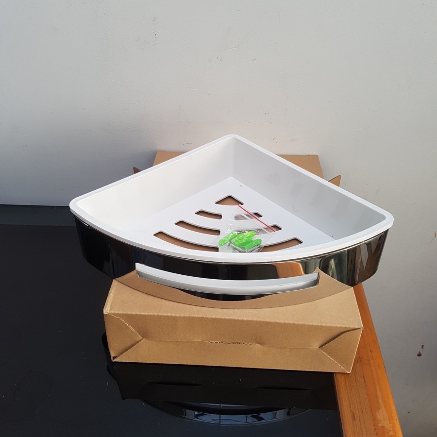 rak sudut fiorentino /rak sabun sampo sudut model elite