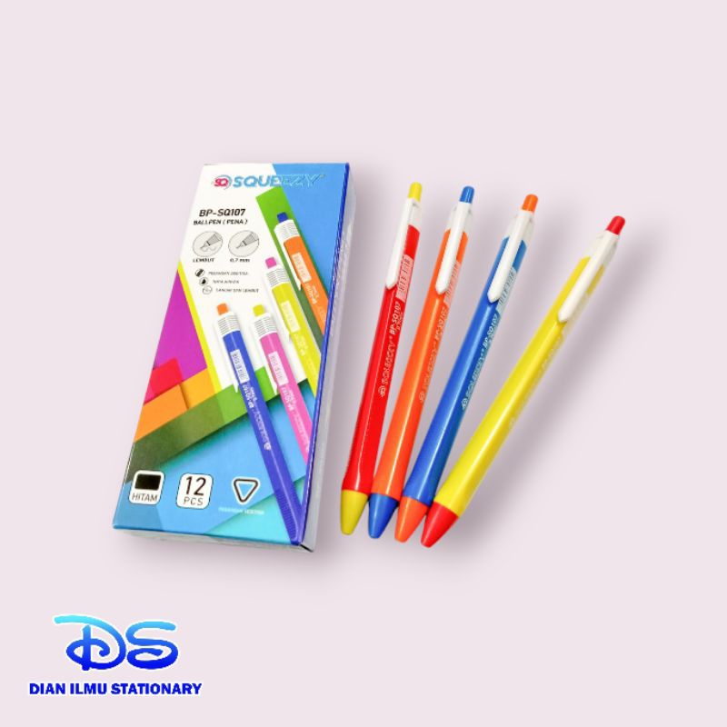 

bolpen tekan 0.7 Squeezy 0.7mm