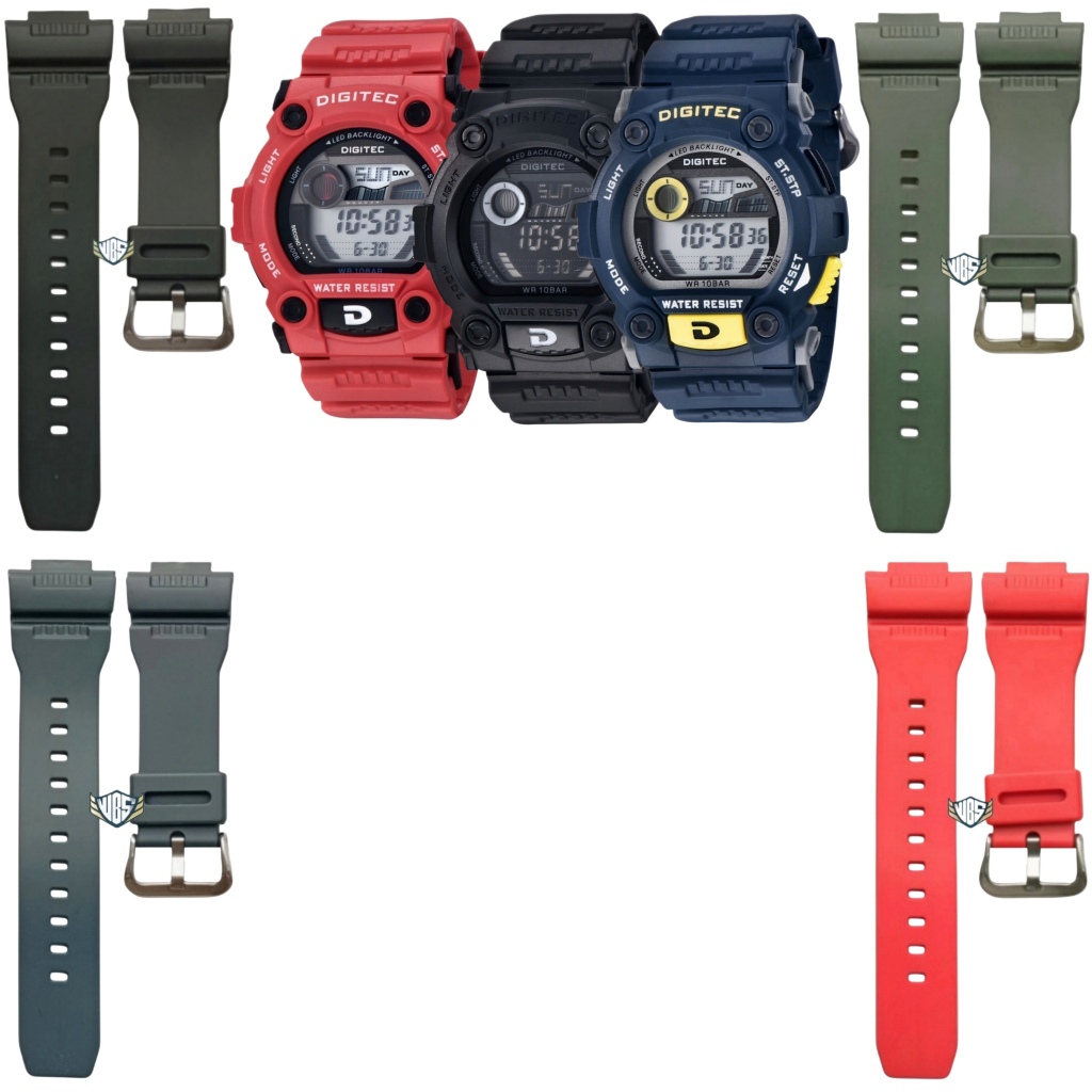 Tali Jam Tangan Digitec 5900 Strap Rubber Digitec DG 5900 DG-5900
