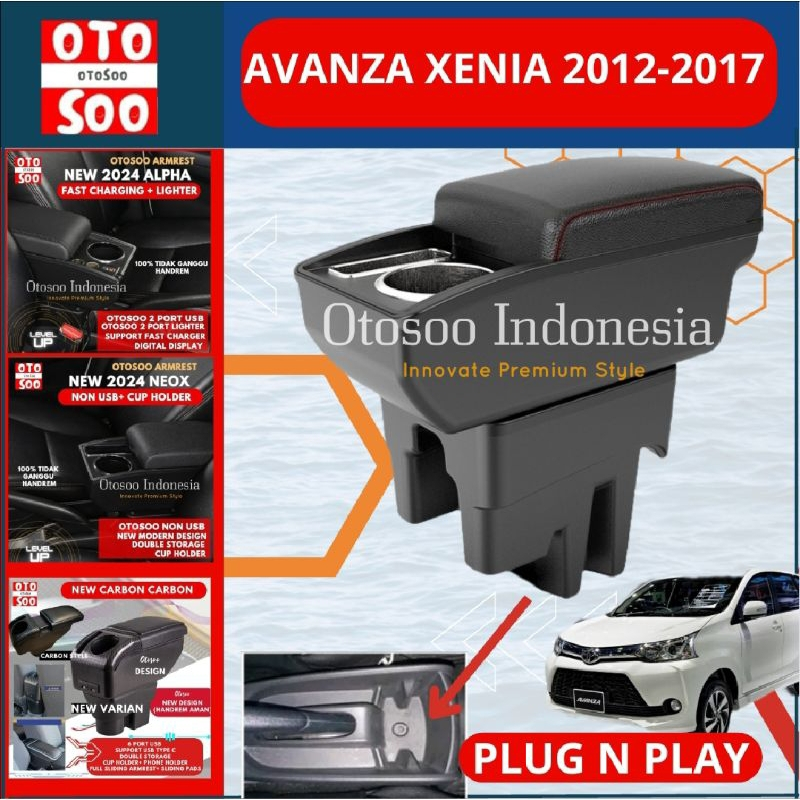ARMREST Avanza Xenia 2012 to 2017 console box Avanza Xenia 2012-2017-OTOSOO INDONESIA