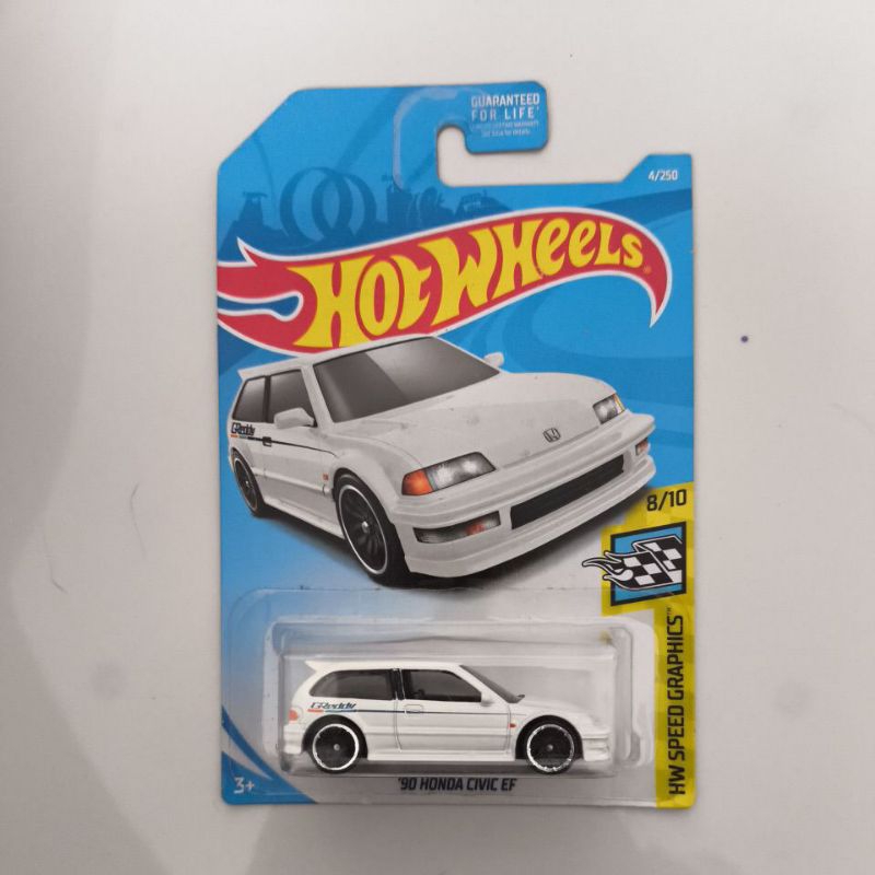 Hot Wheels Honda Civic EF White Greddy