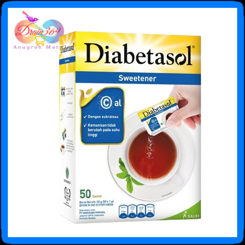 

Diabetasol Zero Calorie Sweetener 50 Gr - Gula (8992802605014)