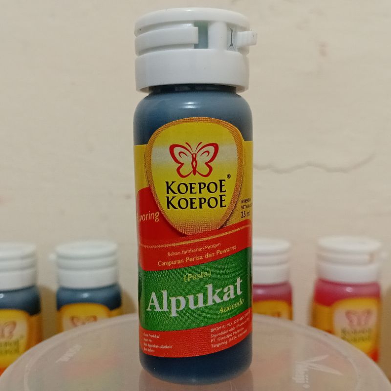 

Pasta merk Koepoe Koepoe Campuran perisa dan pewarna makanan 25 ml food flavoring #pasta #perisamakanan #wangi #aromanikmat #pewarna #perasamakanan #flavoring #food #bahankue #baking
