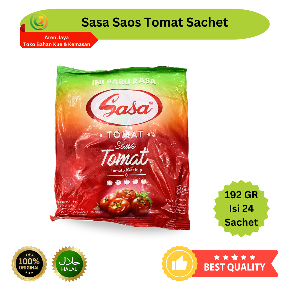 

Sasa Saus Tomat Sachet Kecil 9 Gr x 24 Pcs 192 Gram Original