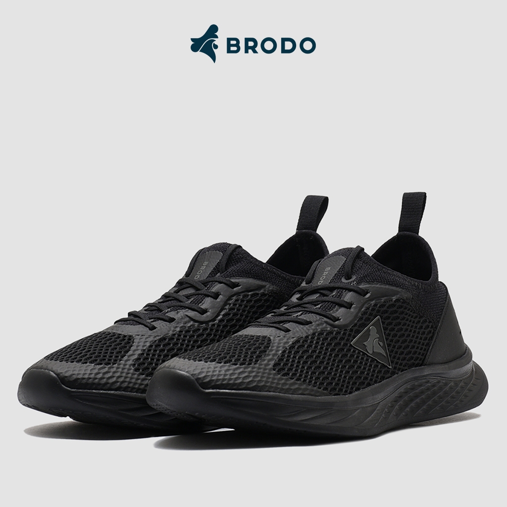 Brodo - Sneakers Active Pacer Full Black Slip On