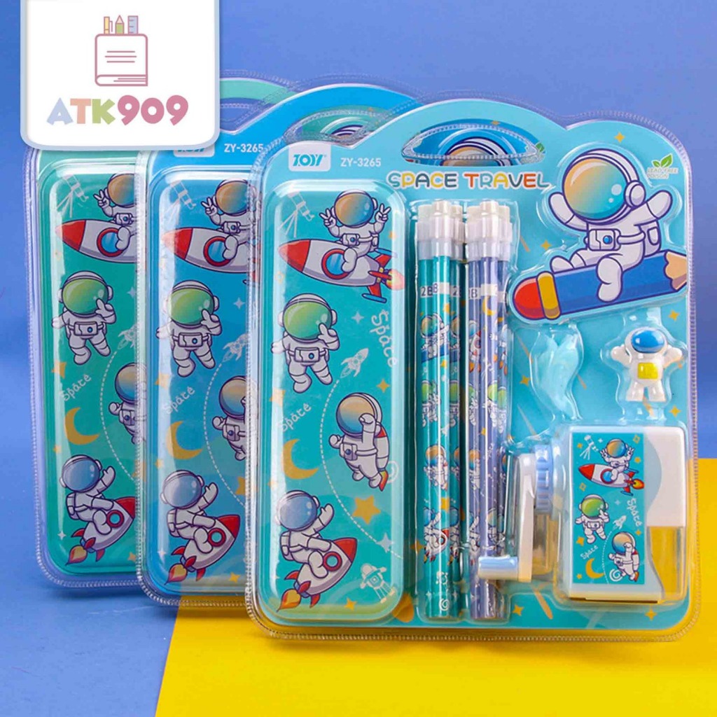 

ATK909 Set Alat Tulis Anak Set 11in1 10in1 8in1 Alat Tulis Sanrio Unicorn Goodiebag Ulang Tahun Kotak Pensil Rautan Pensil Hapusan