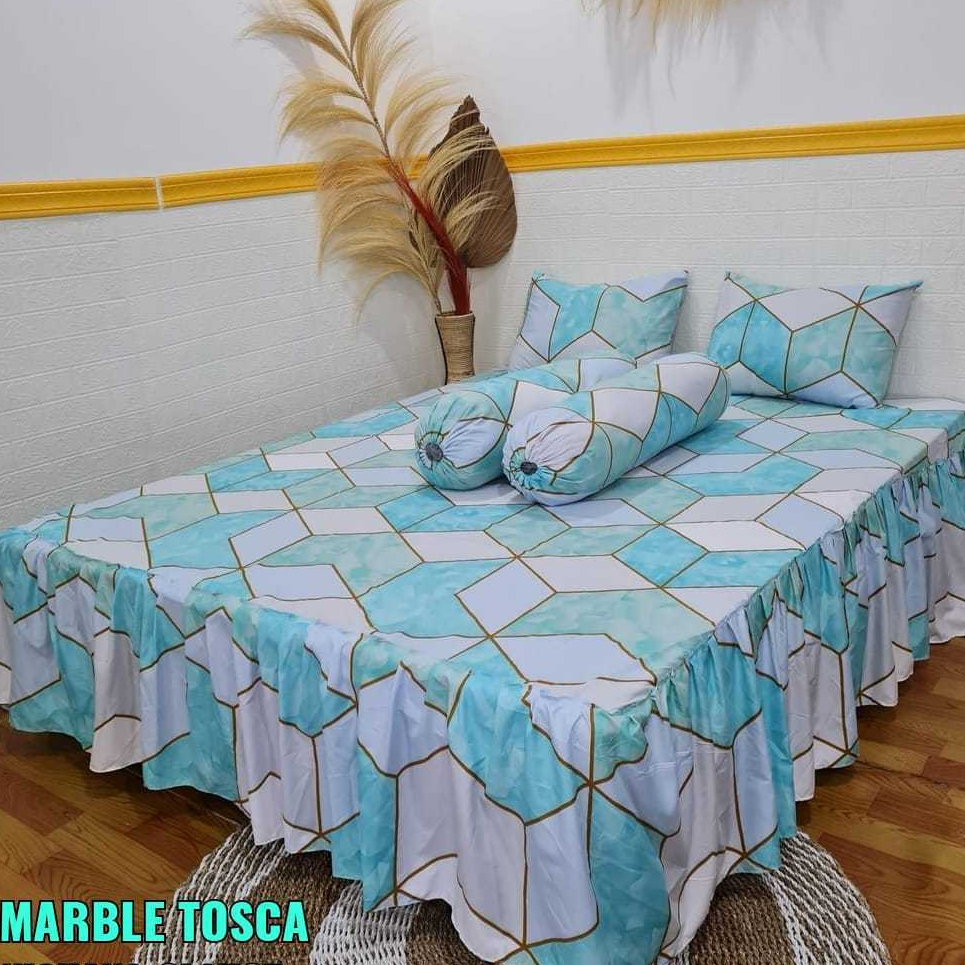 Seprei/sprei Rumbai Motif Terlaris Sprei Kupu-kupu  Bahan Katun Jepang Set Bantal  Guling  Ukuran 18
