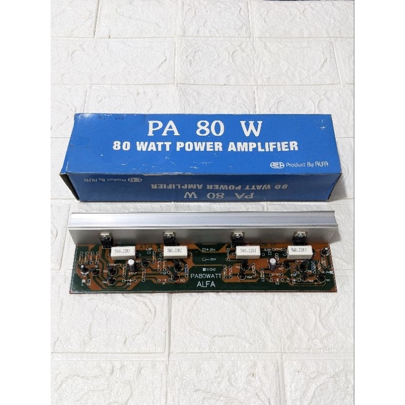 Kit Power Amplifier 80 Watt ALFA