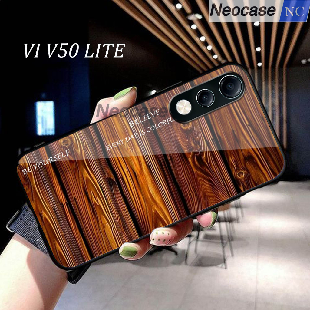 SoftCase Glass Kaca VIVO V50 LITE - Casing HP VIVO V50 LITE  -  Case HP VIVO V50 LITE - N40