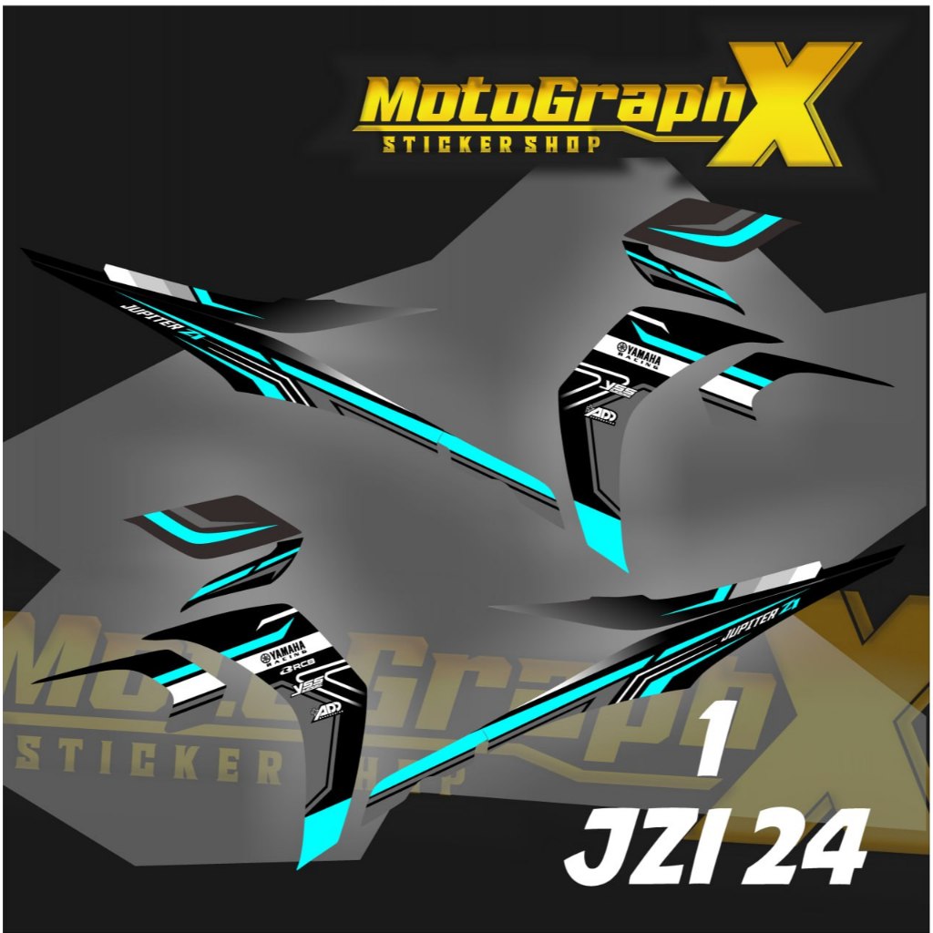 Stiker Motor Jupiter Z1 Striping Sticker List Yamaha Jupiter Z1 Motif Road Race JZI 24