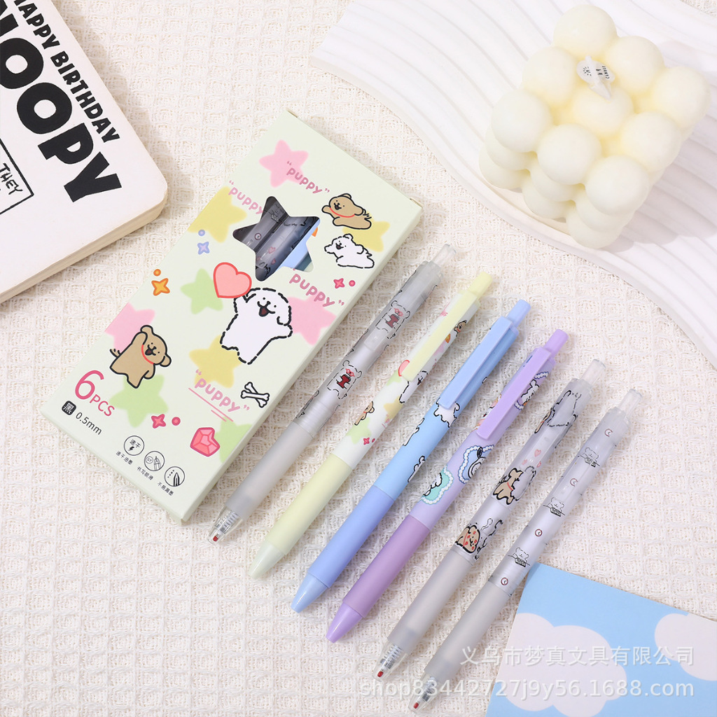 

PULPEN ISI 6 HAPPY PUPPY / PULPEN SET ISI 6 HAPPY DOG / PULPEN LUCU UNIK