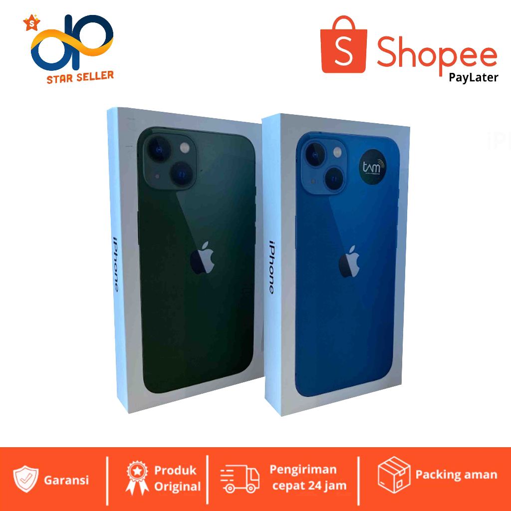X61_ New Iphone 13 Iphone 13 128Gb / 256Gb / 512Gb Garansi Ibox Resmi