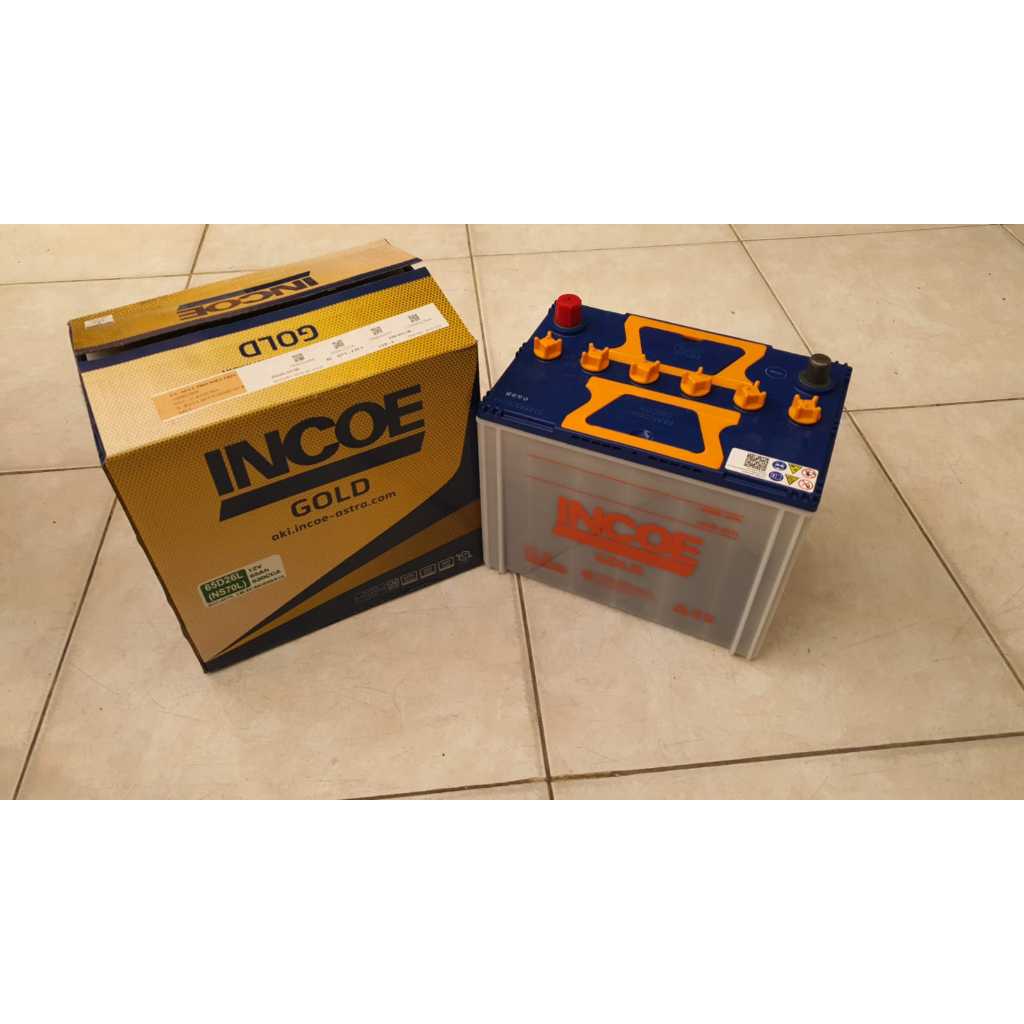 Aki Basah Incoe gold 65D26L/NS70L (65AH)