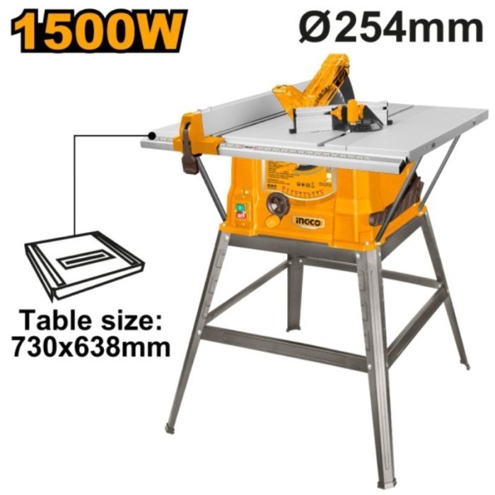 Ingco TS150078 Table Saw 10 Inch Mesin Meja Potong Kayu 10" TS 150078
