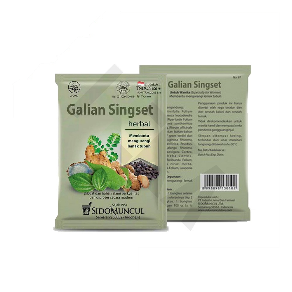 

Galian Singset Sido Muncul Satuan 1 Sachet - Mengurangi Lemak [Tembalang]