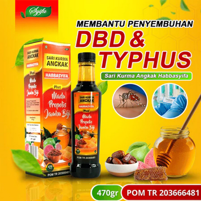 

SARI KURMA ANGKAK HABBASYIFA 5 IN 1 ISI 470GRAM - SARI KURMA ANGKAK PLUS TRIGONA DAN MADU JAMBU BIJI