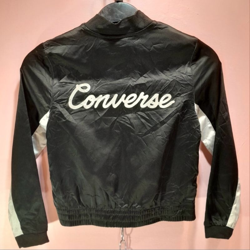 Jaket Tracktop Anak CONVERSE Warna HITAM Size Anak usia 3-4 Tahun