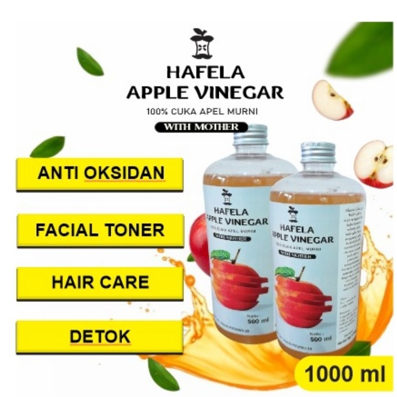 

Cuka Apel Hafela with mother 1000ml