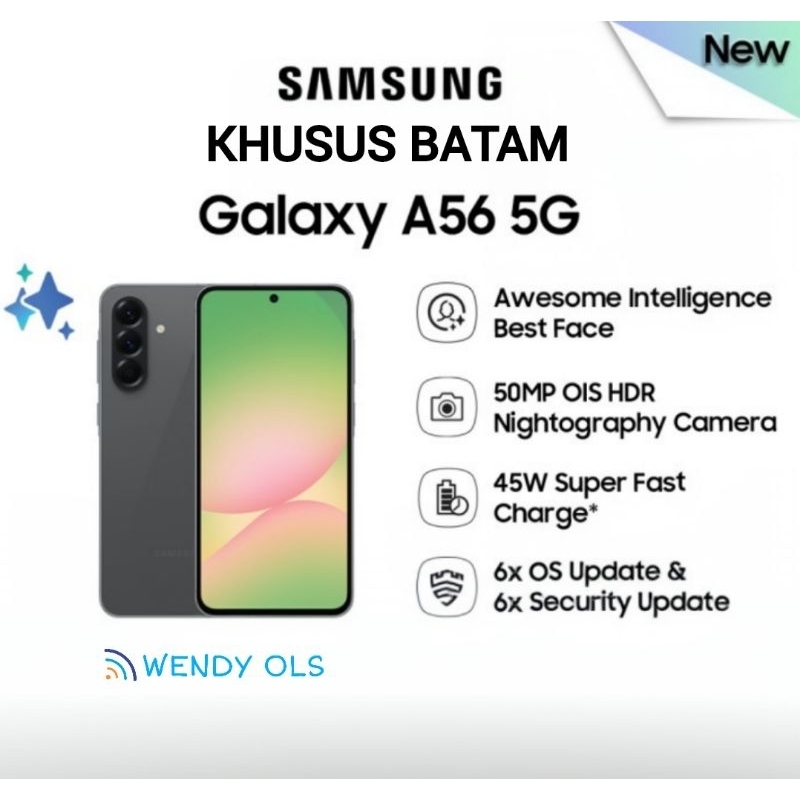 Samsung A56 5G 8/256GB 12/256GB Original Second Seken Bekas Ex Garansi RESMI SEIN