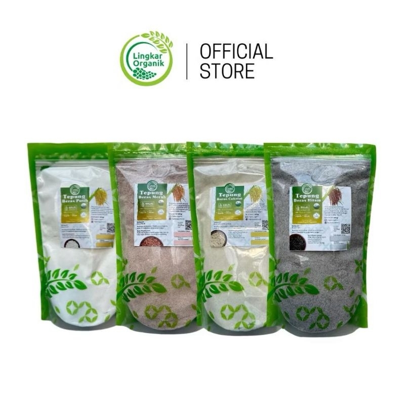 

Lingkar Organik - Tepung Beras Putih | Tepung Beras Merah | Tepung Beras Coklat | Tepung Beras Hitam