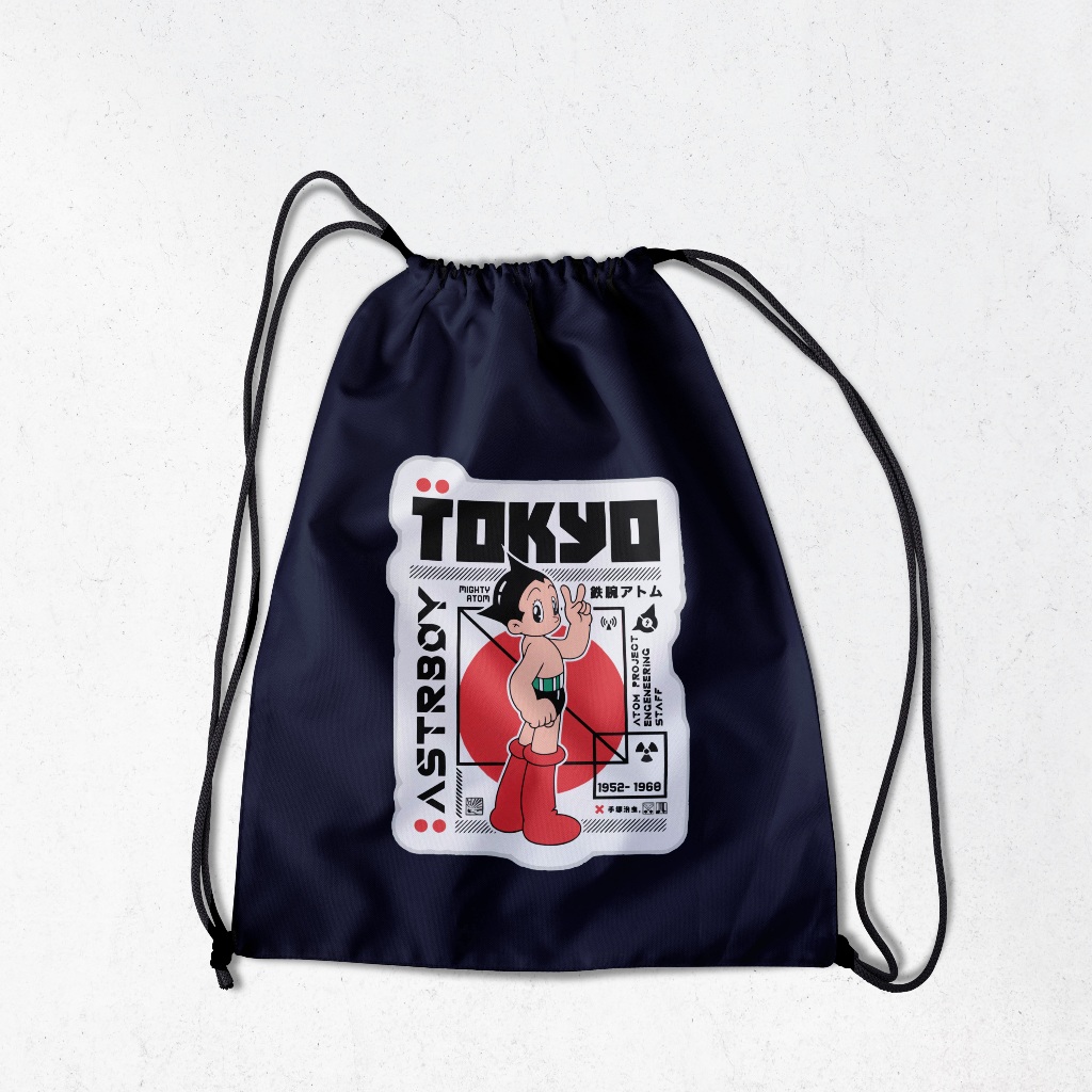 Tas Serut Anak & Remaja / Tas Sekolah / Drill Premium / ASTROBOY