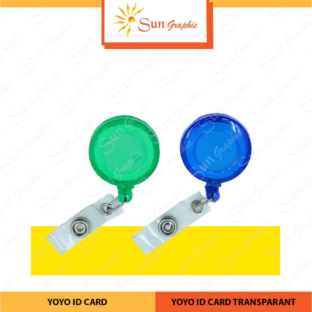 

Yoyo Id Card Transparant / Gantungan Tempat Id Card - Sun Graphic