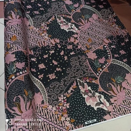 Bahan Batik Meteran Kain Batik Katun Silk Premium Seragam Kemeja Batik adem