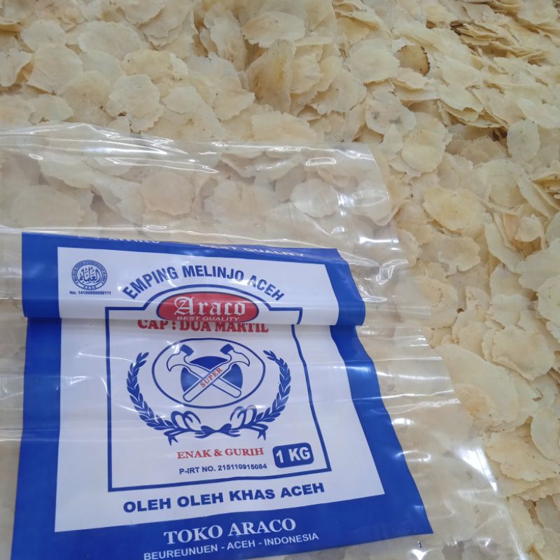 

Emping melinjo Aceh Beureunuen grade A
