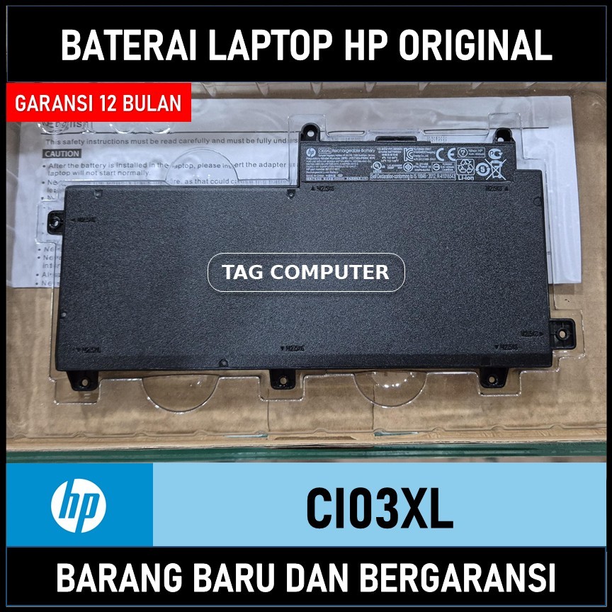 BATERAI HP PROBOOK 640 650 G2 ELITEBOOK 820 G3 SERIES CI03 CI03XL HSTNN-PB6K ORIGINAL