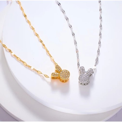 invoice Hyl Jewelry 266N Kalung Titanium Bayi Dan Anak Karat Emas Silver Asli Panjang Muda Dan Anti 