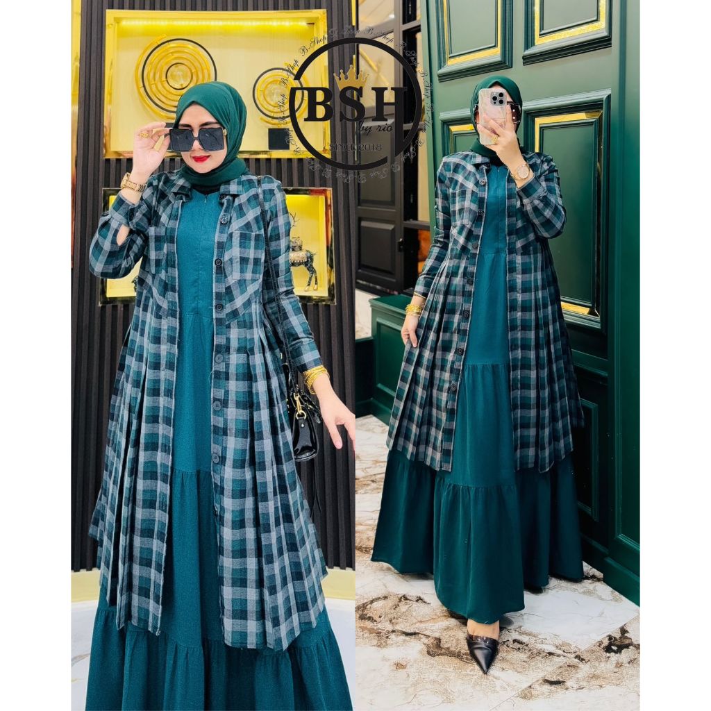 Setelan Tunik Piramid 2 in 1